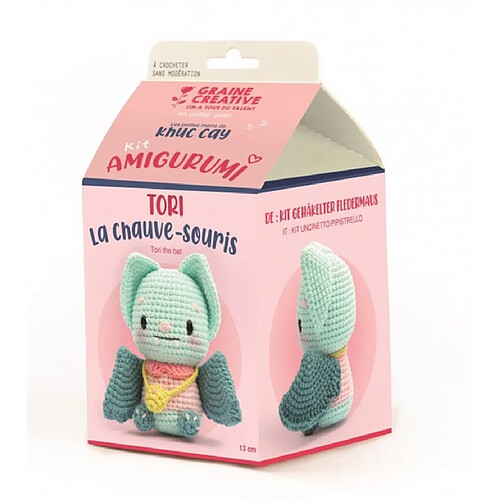 Graines Creatives Kit Amigurumi Chauve-souris