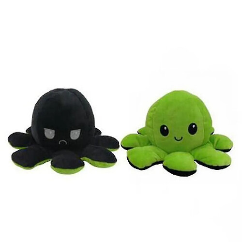 Universal Octopus / Cat en forme de peluche réversible et Toy20X20X10CM-O