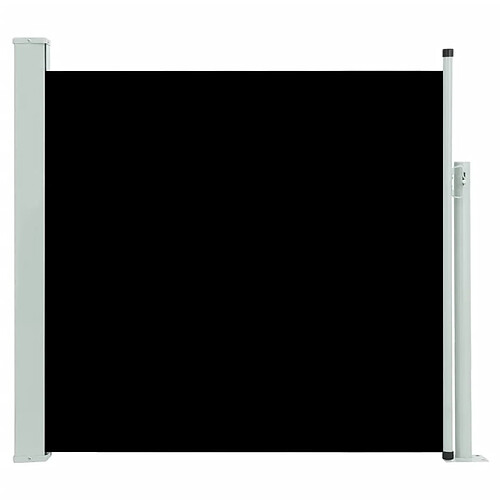 Maison Chic Auvent latéral rétractable de balcon | Store extérieur | Auvent solaire de patio 170x300 cm Noir -GKD84669