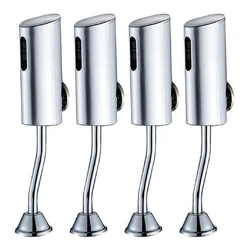 4x Mural Automatique Infrarouge Urinoir Valve Sans Contact Toilette Flusher