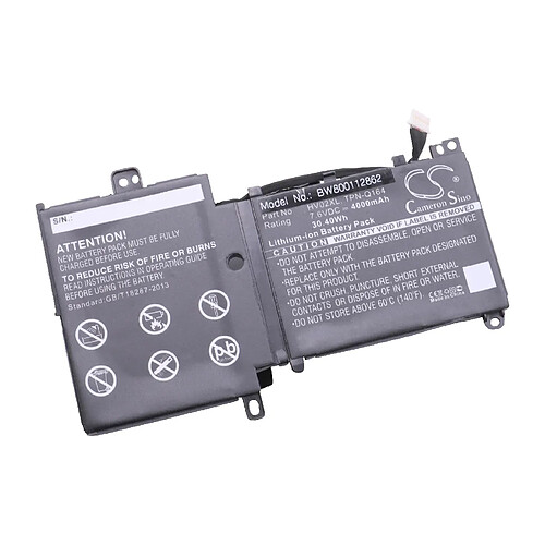 vhbw batterie compatible avec HP Pavilion X360 11-K, X360 11-K013CL, X360 11-K064NR, X360 11.6 laptop (4000mAh, 7,6V, Li-Polymère)