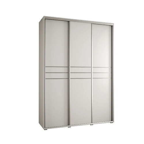 Abiks Meble Armoire Davos 10 À Portes Coulissantes 235,2/170/60 3 Portes