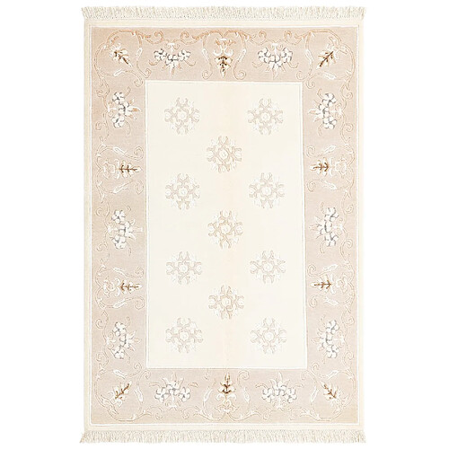 Vidal Tapis de laine 183x124 beige Darya