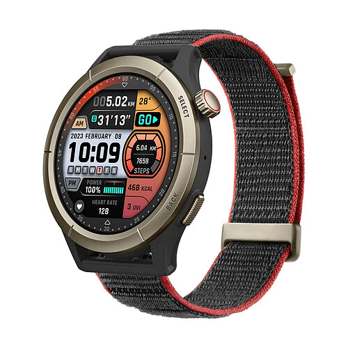 Montre intelligente Amazfit Cheetah Pro noire (Run Track Black)