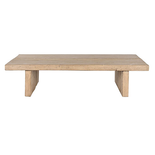 Pegane Table à manger, table de repas rectangulaire en bois coloris naturel - longueur 170 x profondeur 100 x Hauteur 40 cm