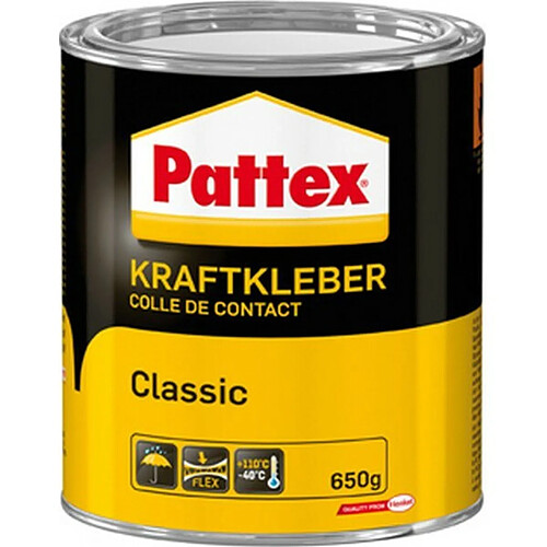 Colle puissante Pattex Classic, Modèle : Boîte de 650 g, Type PCL6C