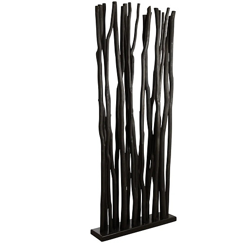 Aubry Gaspard Socle avec 19 tiges de bois Noir.