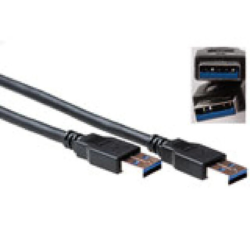 Diverse ACT SB3013 câble USB 2 m USB A Noir