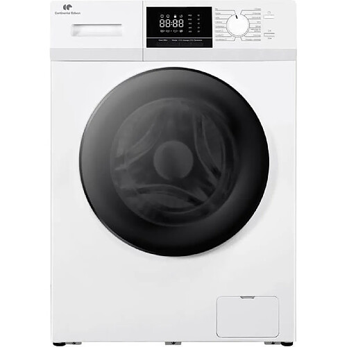 Lave-linge hublot CONTINENTAL EDISON CELL8140IW - 8 kg - Largeur 60 cm - Classe A - 1400 trs/min - moteur induction -Blanc