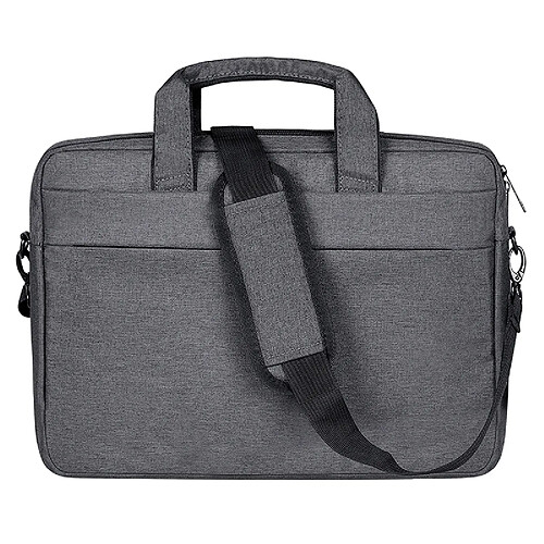 Wewoo Sacoche ordinateur Sac à bandoulière pour portable avec bandoulière, 15,6 pouces & moins Macbook, Samsung, Lenovo, Sony, DELL Alienware, CHUWI, ASUS, HP gris foncé