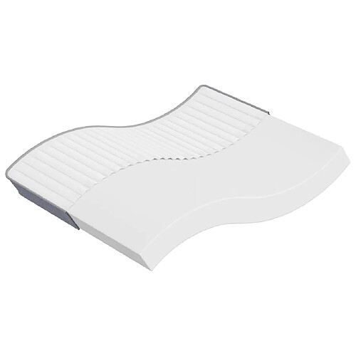 vidaXL Matelas en mousse moyennement doux 200x200 cm