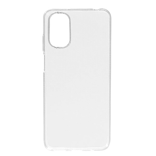 Avizar Coque Motorola G22, E32 et E32s Silicone Flexible Fine et Légère Transparent