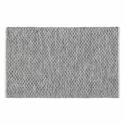 BigBuy Home Tapis Gris 70 % coton 30 % Polyester 120 x 180 cm