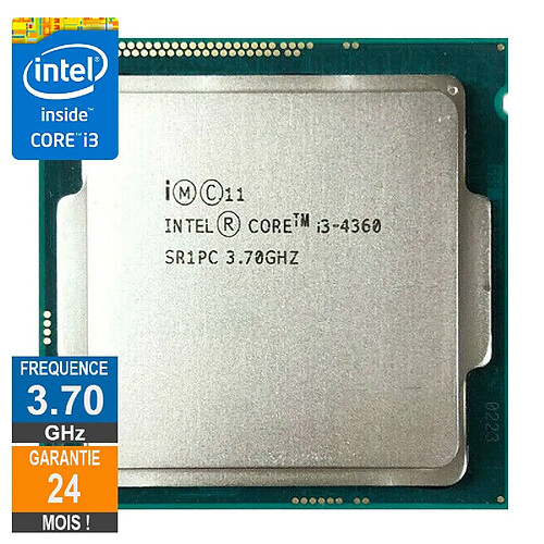 Intel Core i3-4360 3.70GHz SR1PC FCLGA1150 · Reconditionné