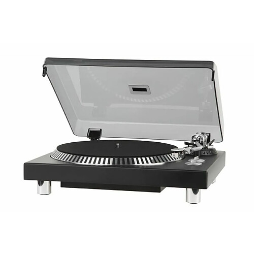 Krüger&Matz TT-602 Tourne-Disque entraîné par Courroie Noir - Platines (Tourne-Disque entraîné par Courroie, Noir, 1 s, 33,45 TR/Min, 60 DB, Secteur)