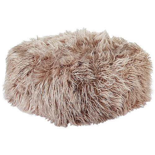 Beliani Pouf MUKKI Taupe 50 cm 50 cm