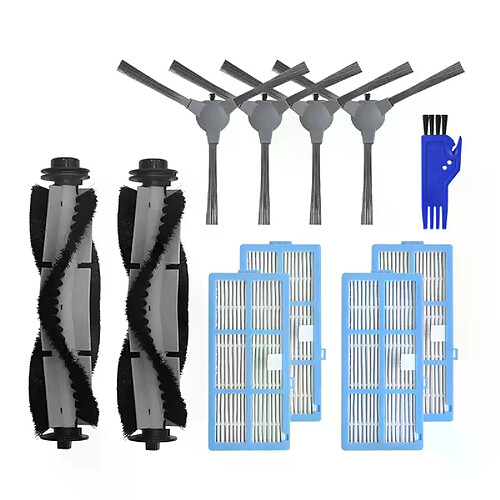 Kit de remplacement pour aspirateur Robot Coredy 3500 R3500 R3500S, filtre de cadre, brosse latérale, brosse roulante, 11 pièces