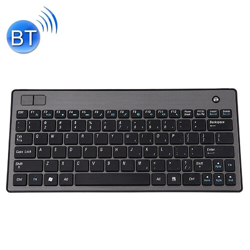 Wewoo Clavier sans fil QWERTY noir pour Windows / iOS / Android Combo7126 Bluetooth 85 touches avec trackball