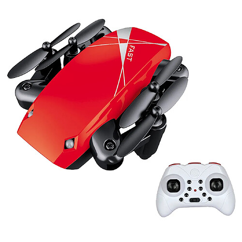 Quadricoptère De Poche Pliable Mini Drone Pour Enfants Débutants Rouge