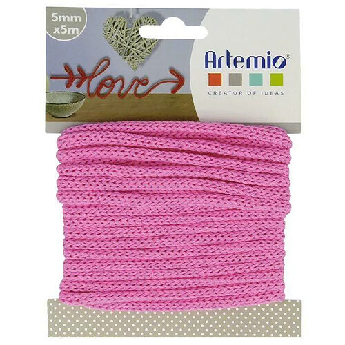 Artemio Fil à tricotin 5 mm x 5 m - fuchsia