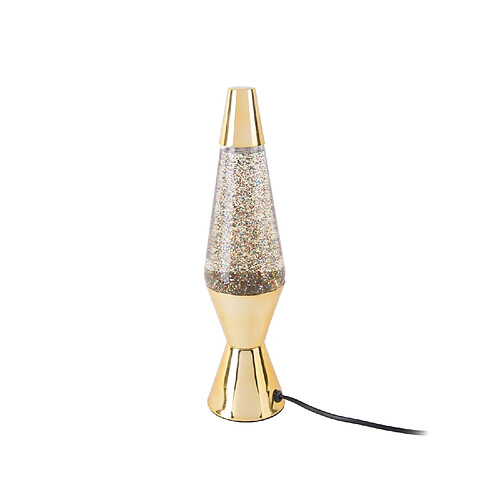 LEITMOTIV Lampe à poser pailletées Glitter - H. 37 cm - Doré