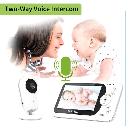 Universal Vidéo sans fil Bébé Moniteur Portable Baby Sitter Sécurité Caméra Infrarouge LED Vision Nuit Interphone