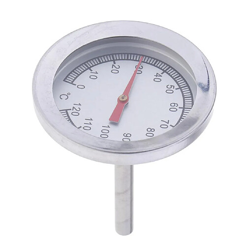 THERMOMÈTRE DE JAUGE DE TEMPÉRATURE DE FUMEUR DE BOIS DE GRILL DE CHARBON DE BARBECUE D'ACIER INOXYDABLE 0-120 ?