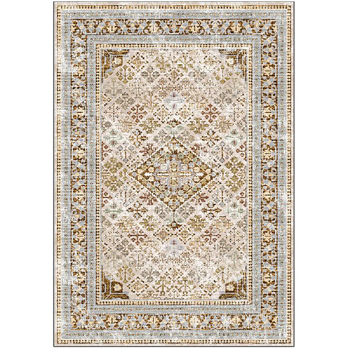 ICONIK INTERIOR Tapis Oriental Vintage - (290x200 cm) - Lyo Marron