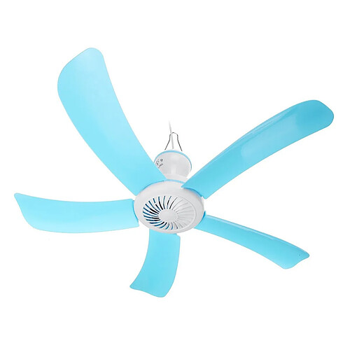 (Sans télécommande) Mini Ventilateur de plafond Portable à 5 Pales avec Télécommande Cadeau de Refroidisseur d'été Suspendu