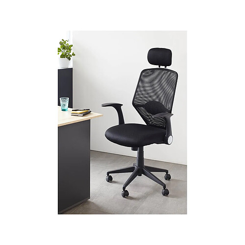 Habitat Et Jardin Fauteuil de bureau ministre Galleon - Noir