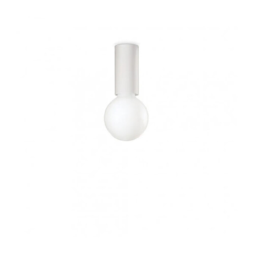 Ideal Lux Plafonnier Petit Métal blanc 1 ampoule 10cm