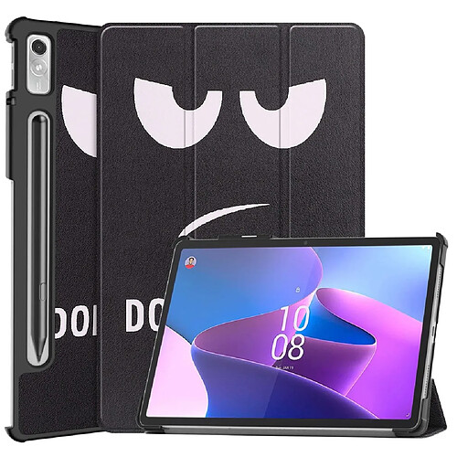 Etui en PU fonction d'éveil/veille automatique avec support et porte-stylo pour votre Lenovo Tab P11 Pro Gen 2 - ne me touche pas