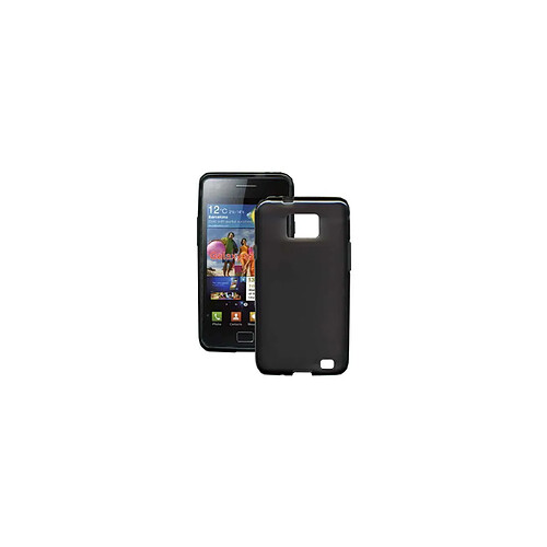 Coque TPU noire souple Swiss Charger pour Samsung Galaxy SII I9100