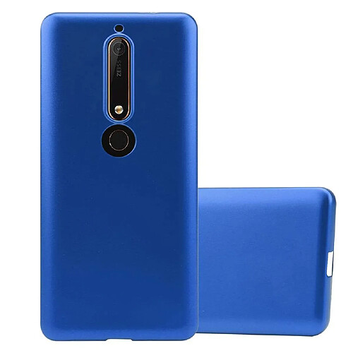 Cadorabo Coque Nokia 6,1 Etui en Bleu