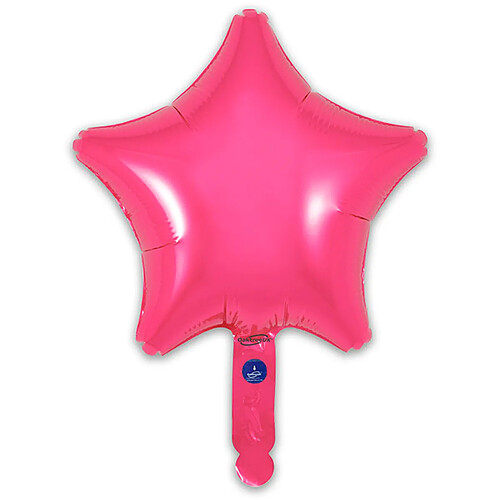 Ballon Étoile Fuchsia 23 cm