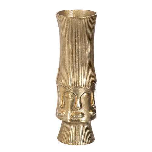 BigBuy Home Vase Doré Métal 15 x 15 x 46 cm