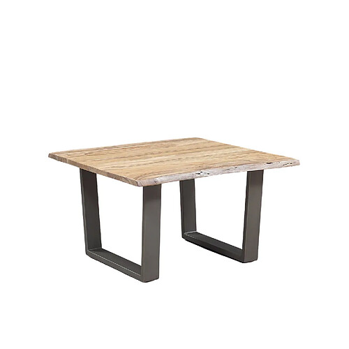 BOIS & CHIFFONS Table basse carrée bois | Acacia Forest