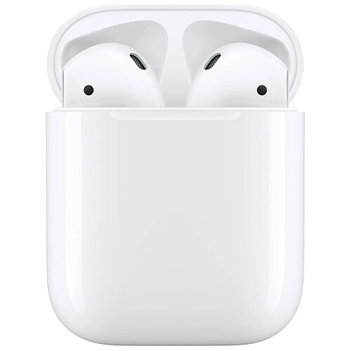 Apple AirPods 2 écouteurs sans fil (Bluetooth) - Boitier de Charge Classique - Blanc