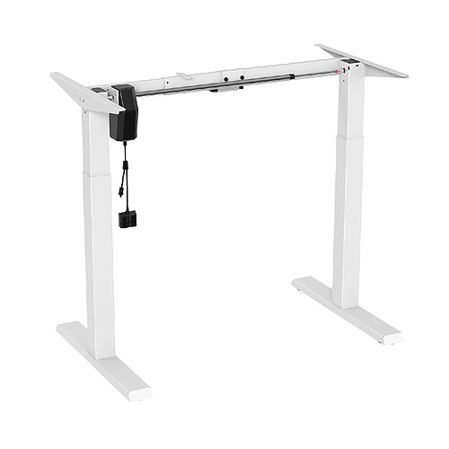 Bureau électrique Ergo Office ER-403W réglable en hauteur max 123cm, max - 70 kg, châssis sans plateau, blanc