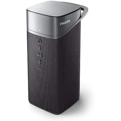 Philips haut-parleur Bluetooth portable avec 10 heures autonomie gris noir