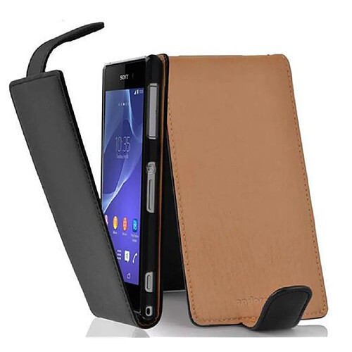 Cadorabo Coque Sony Xperia Z2 Etui en Noir