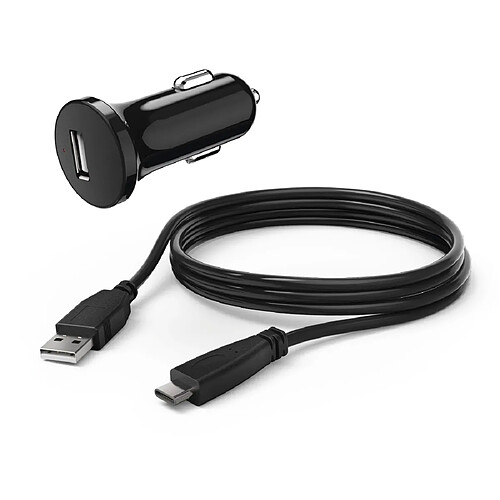 Hama Chargeur pour voiture avec câble USB-C pour Nintendo Switch/Switch Lite, noir