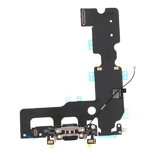 Connecteur de port de port de chargement Remplacement de câble flexible pour iPhone 7Plus Black