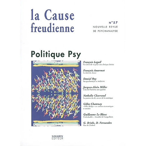 Cause freudienne (La), n° 57. Politique psy · Occasion