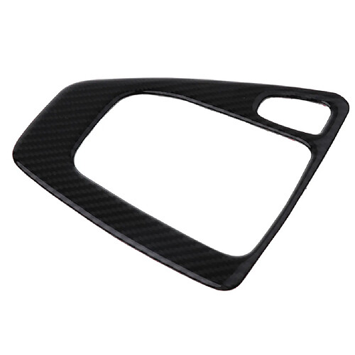 Voiture Levier de Vitesse Cadre Surround Cover Fibre De Carbone