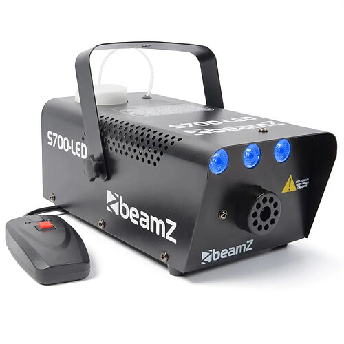 BeamZ S700LED Machine à brouillard 700W 3x1W LED effet glacé télécommande Beamz