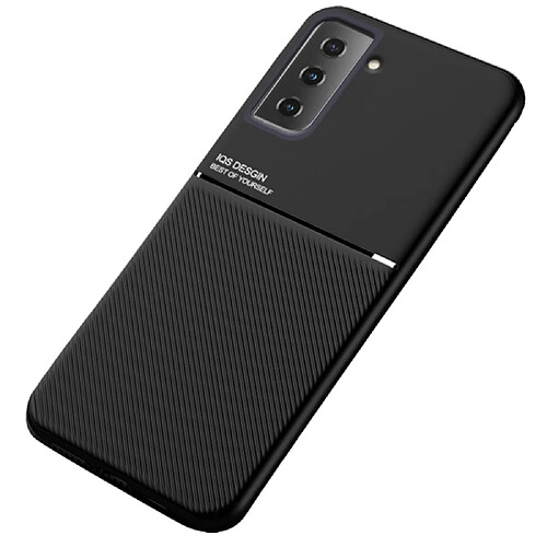 Coque en TPU + PU noir pour votre Samsung Galaxy S21 5G