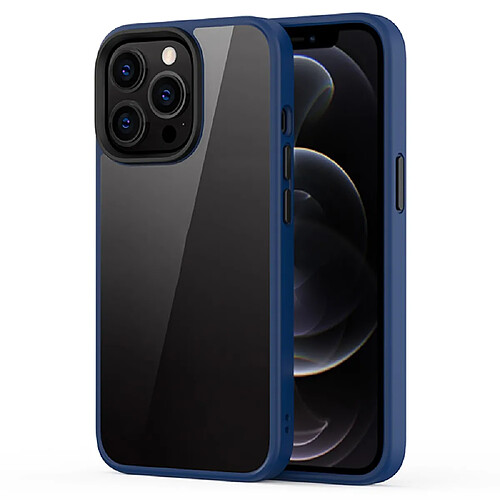 Coque en TPU anti-rayures, hybride bleu pour votre Apple iPhone 13 Pro Max 6.7 pouces