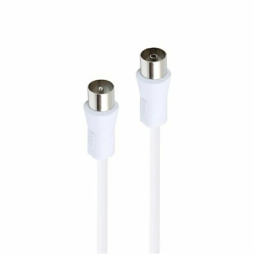 Câble Accsup antenne coaxial 2 m Blanc