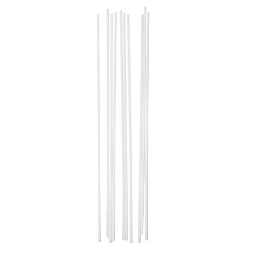 10 pièces abs tube rond blanc modèle architectural matériau de construction 2x250mm